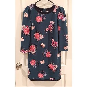Emerald Green Floral Dress